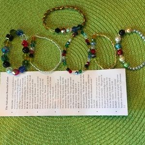 Salvation bracelets, with meaning of colors