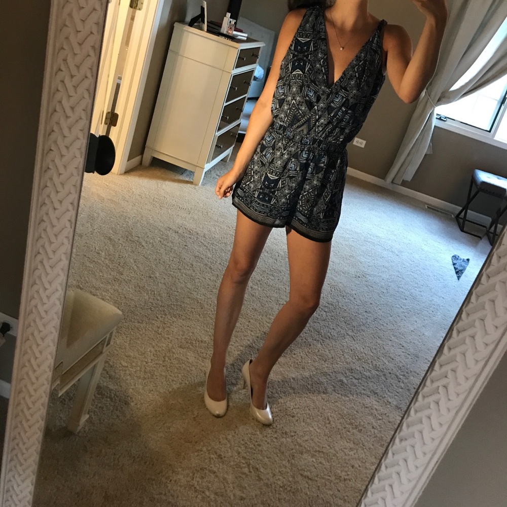 Blue romper