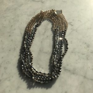 Beautiful LOFT Rhinestone Layered Necklace
