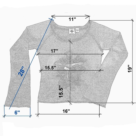 Women's Green Embroidered Fleur-de-lis Sweater, M - Picture 3 of 5