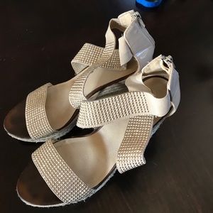 Aldo GoldStudded 4” Wedges