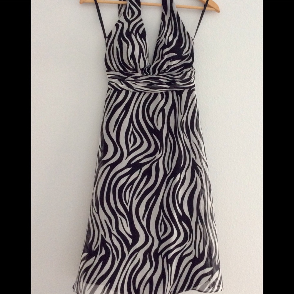 White House Black Market summer halter dress