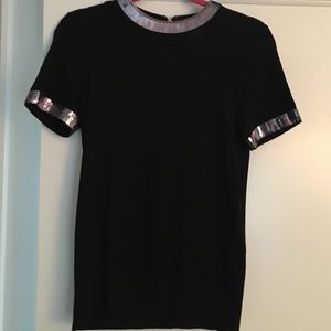 Kate Spade short sleeve sweater with sequins.