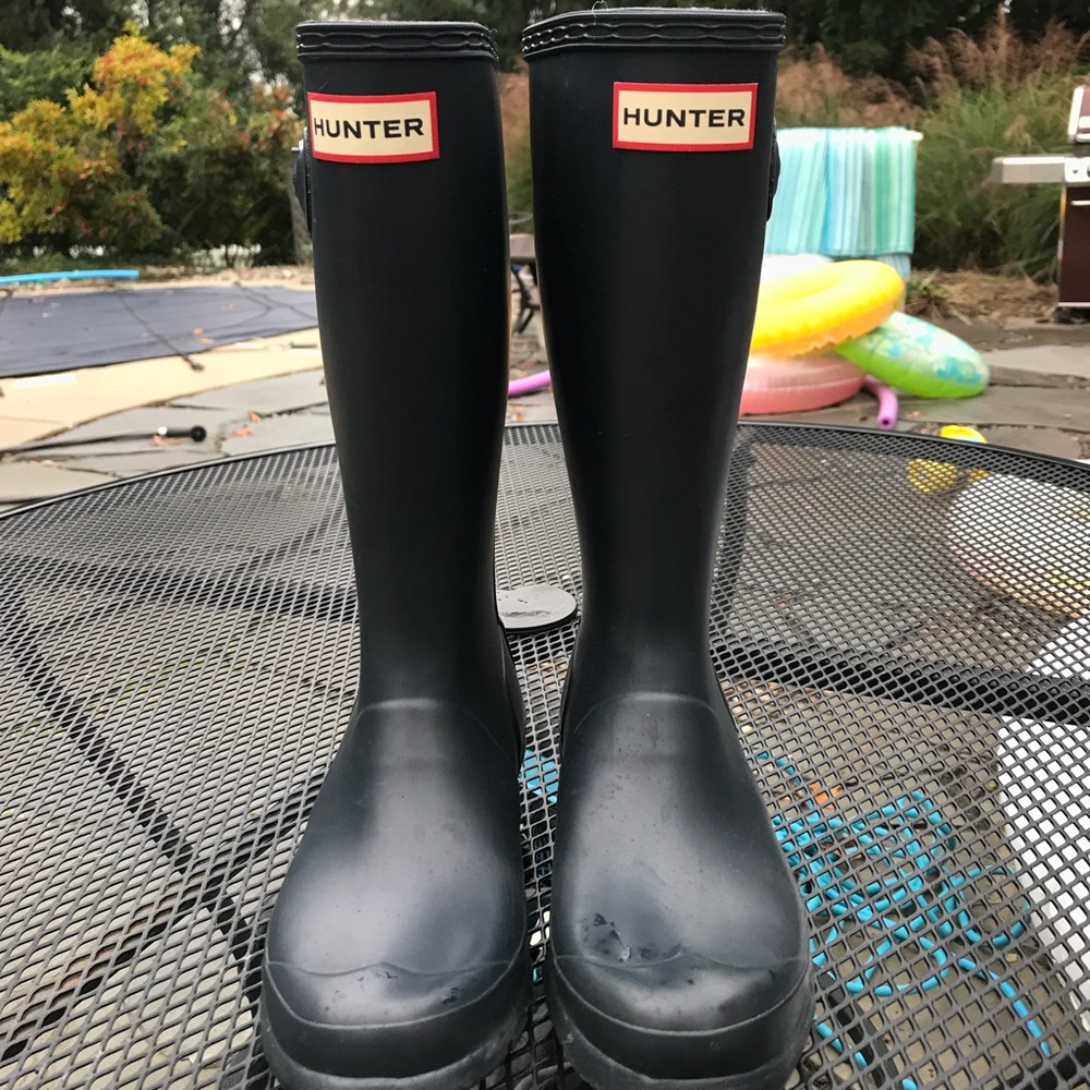 Navy Blue Kids Hunter Rain Boots