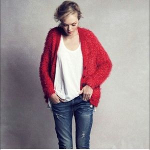 Anthropologie textured cardigan sz: M