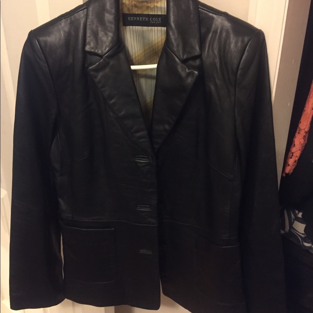 Kenneth Cole woman’s leather jacket