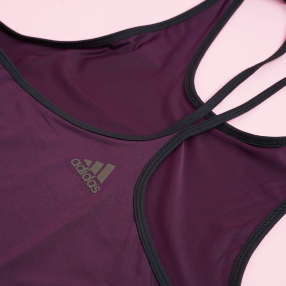 NWT Adidas Purple Performer Strappy Tank
