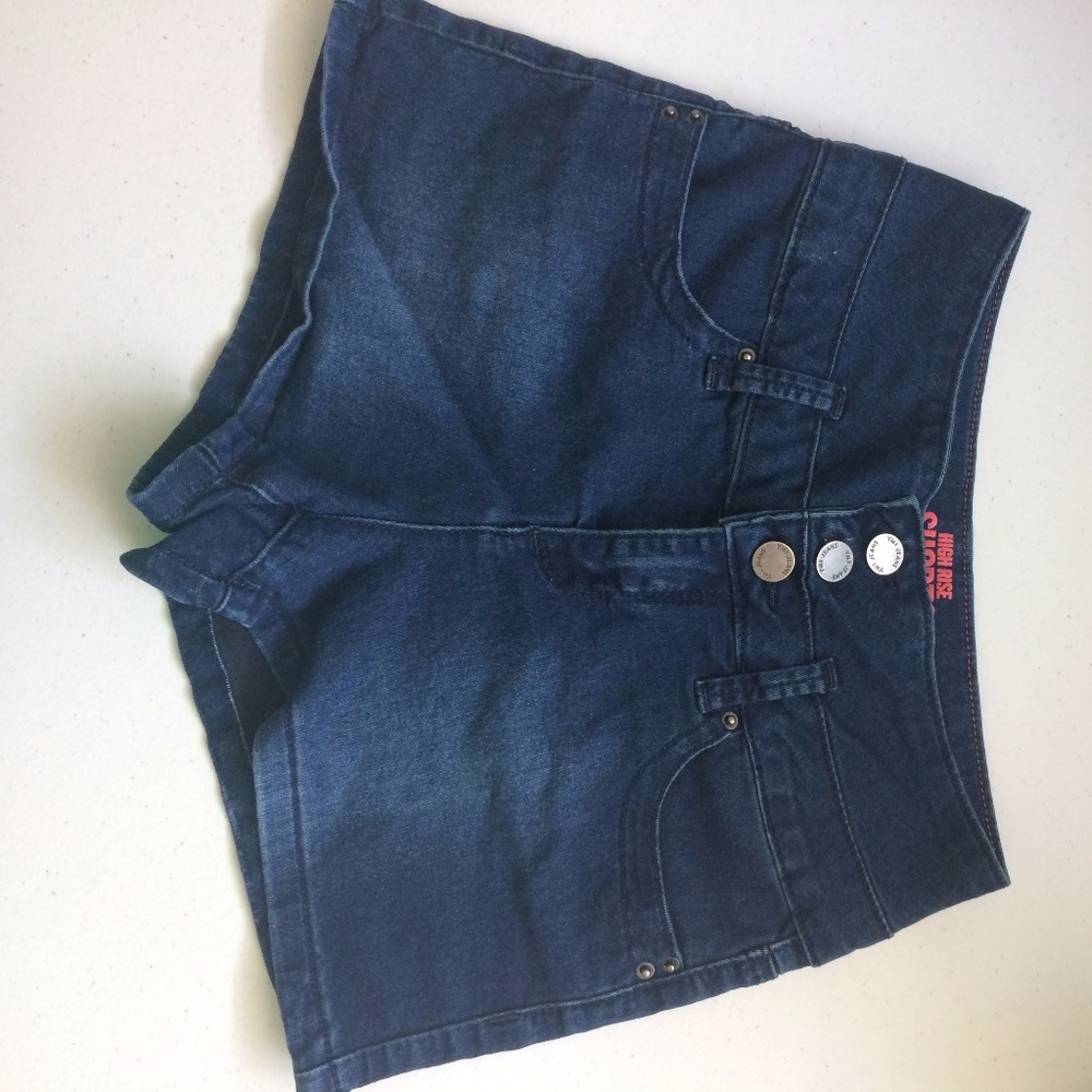 High-wasited Jean Short