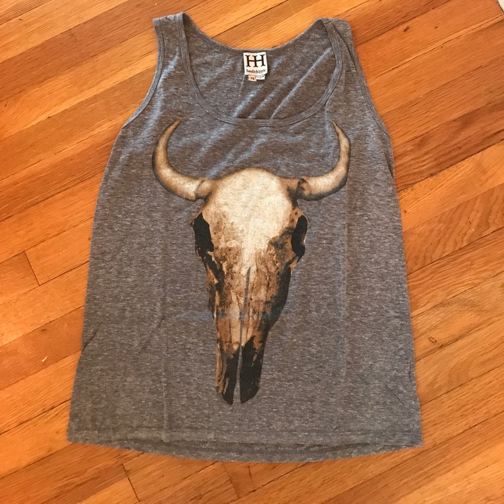Haute hippie skull tank