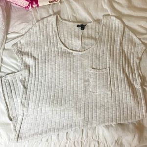 TOPSHOP Extra Long Crew Tee