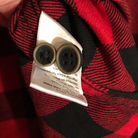 JACHS Red/black flannel shirt.. new with tags - Picture 5 of 5