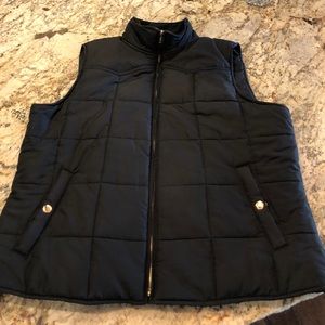 Chaps Black puffy Vest