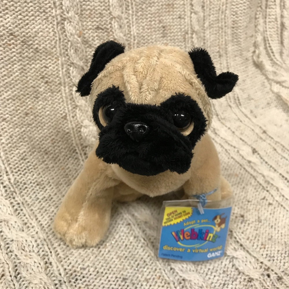 NWT Webkinz Pug- Rare!
