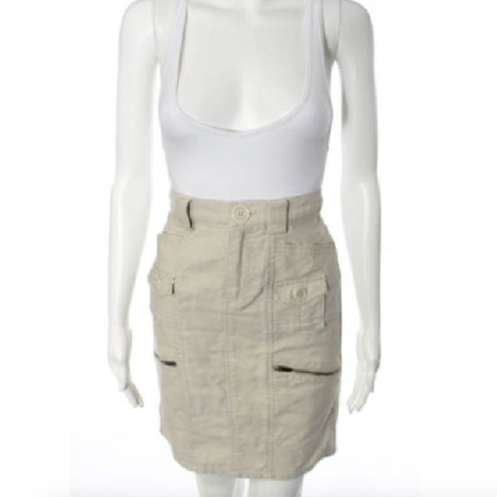 Marc Jacobs Zippered Pocket Corduroy Pencil Skirt