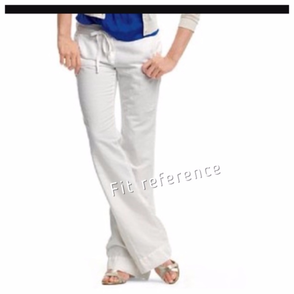 J. Crew Factory City Fit Linen Pants in Green