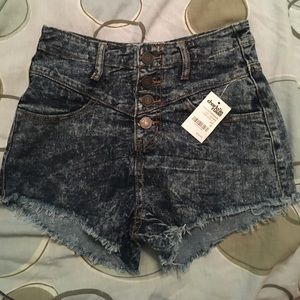 high waisted cutoffs