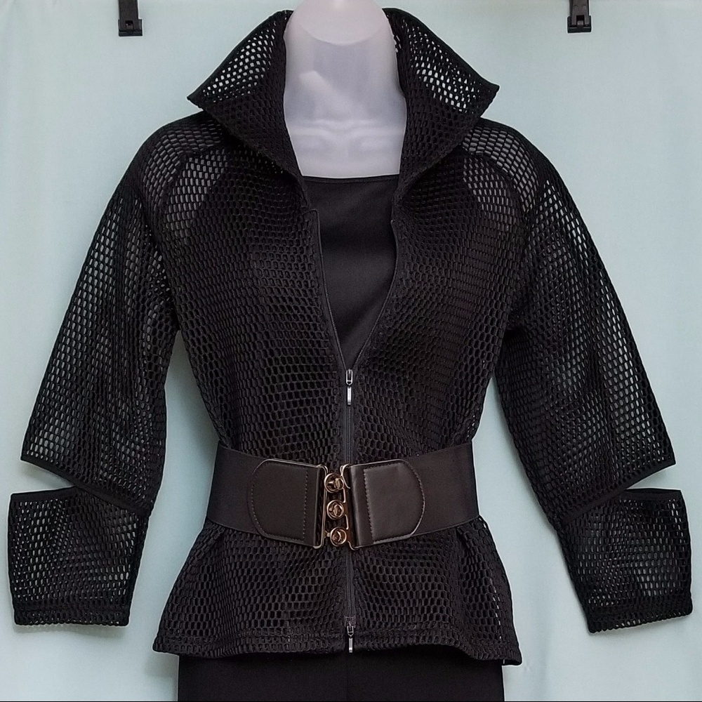 Samuel Dong Split Sleeve Zip Jacket