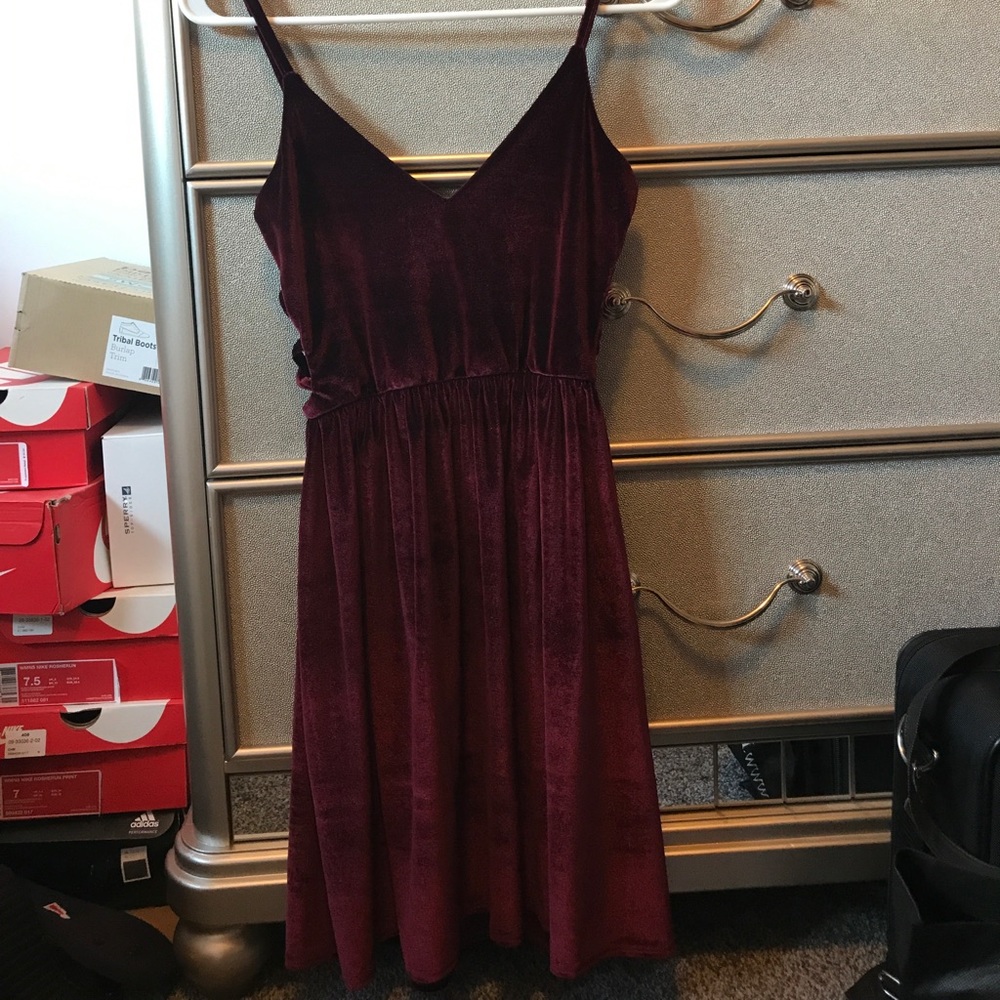 velvet dress
