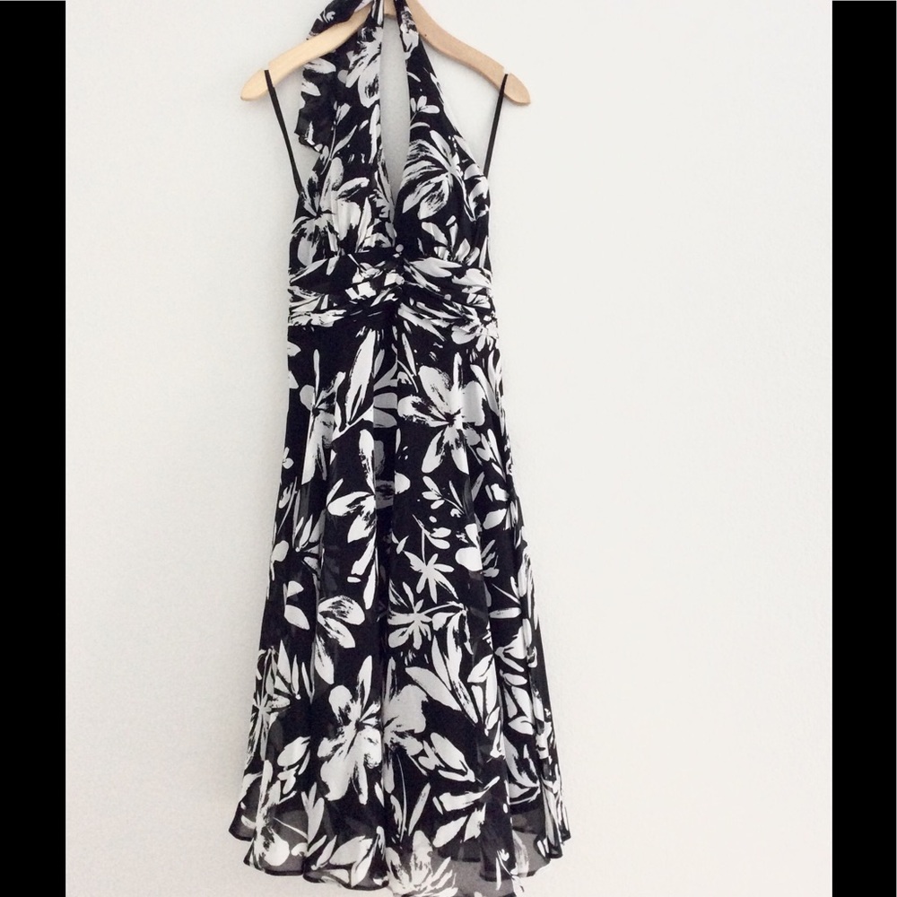 White House Black Market halter dress