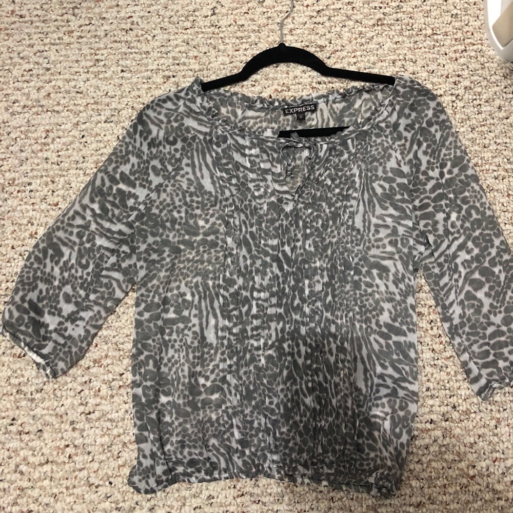 Express Leopard Top