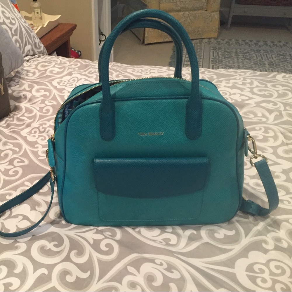 Genuine Leather Vera Bradley Handbag