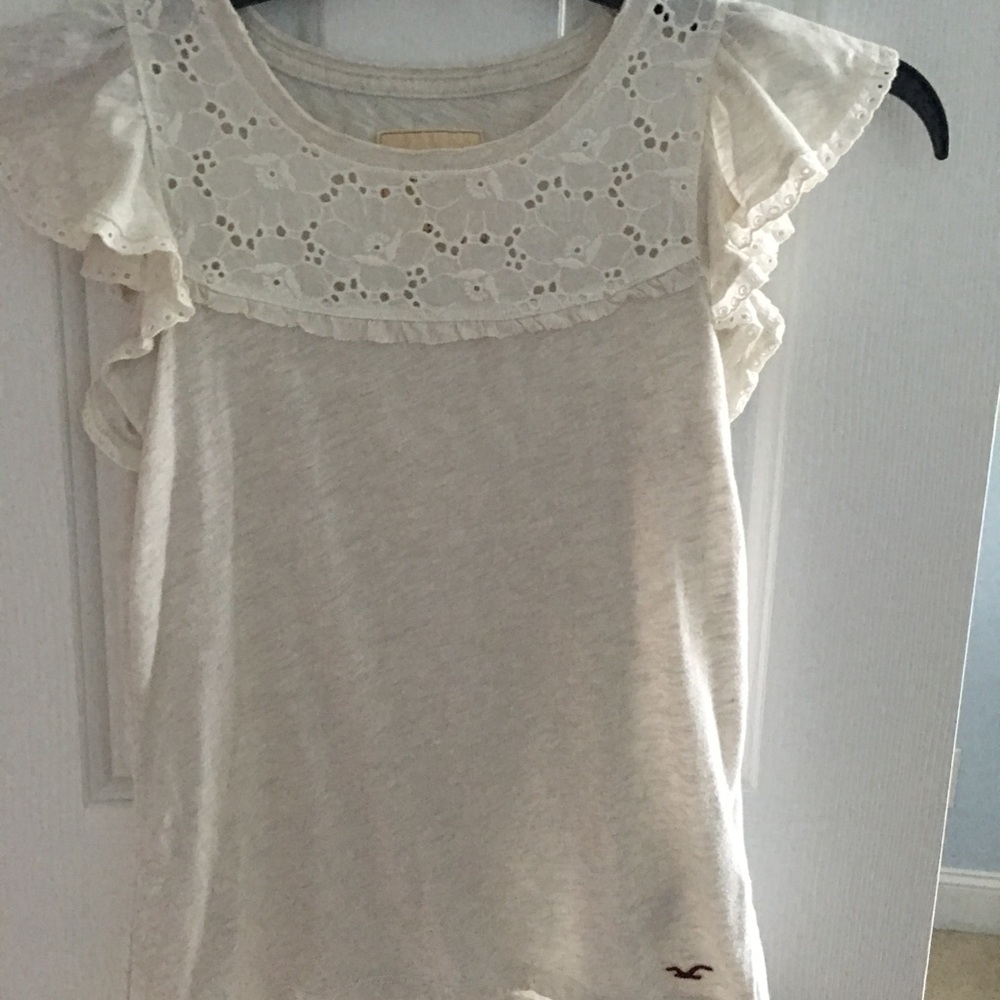 Oatmeal colored top (xs)