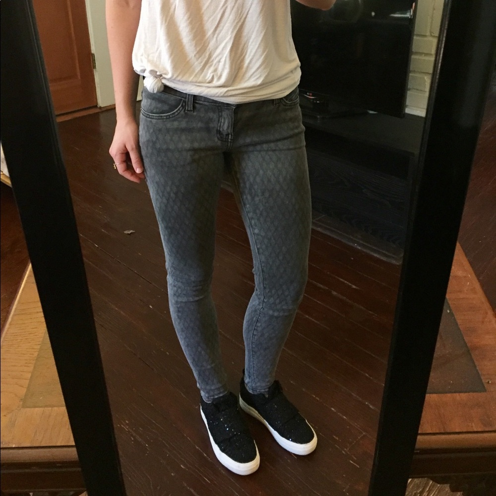 Current Elliott Pattern Skinny Jeans