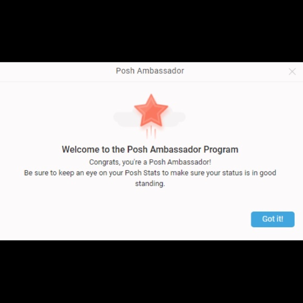 I'm a Posh Ambassador!