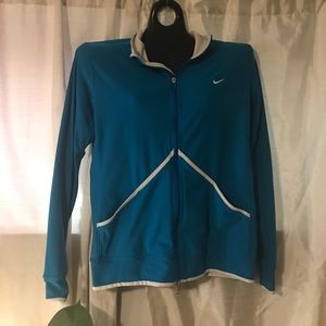 Nike Dri-Fit sweater teal and white