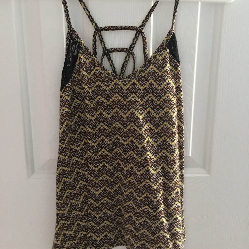 Brown/black tank (XS)