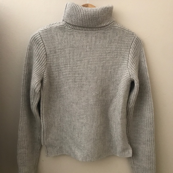 T by Alexander Wang high neck cable knit sweater - Picture 2 of 4