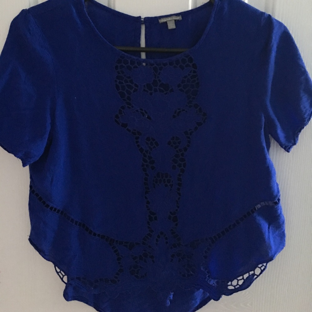 Royal blue crop top (xs)