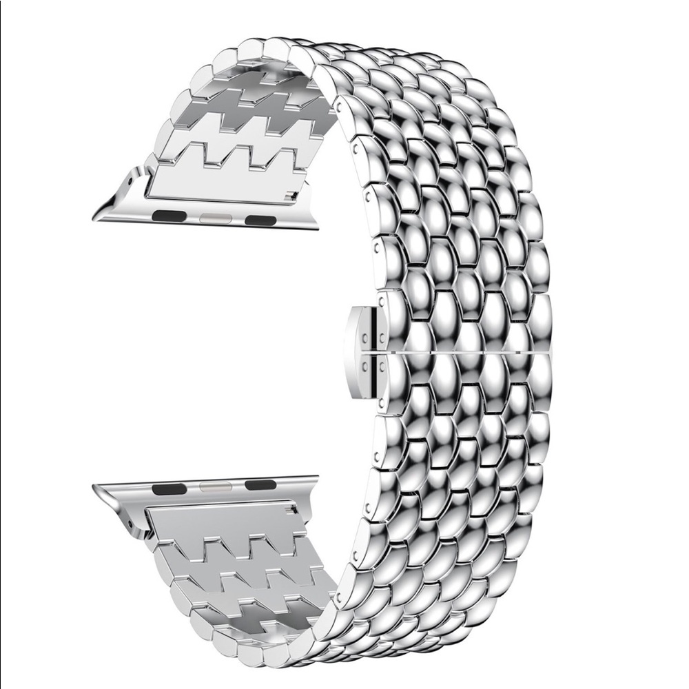 38mm Silver Metal Band for Apple Watch - Picture 3 of 4