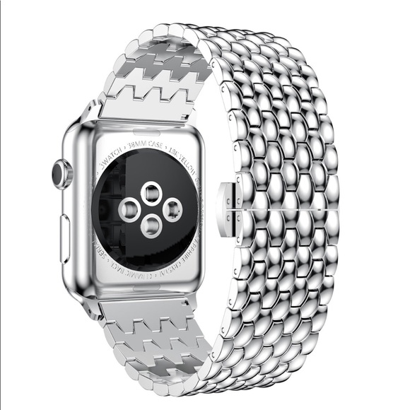 38mm Silver Metal Band for Apple Watch - Picture 4 of 4