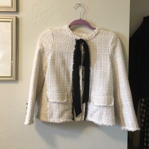 Chanel-inspired tweed jacket