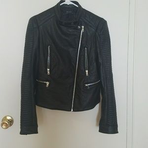 Zara faux leather jacket