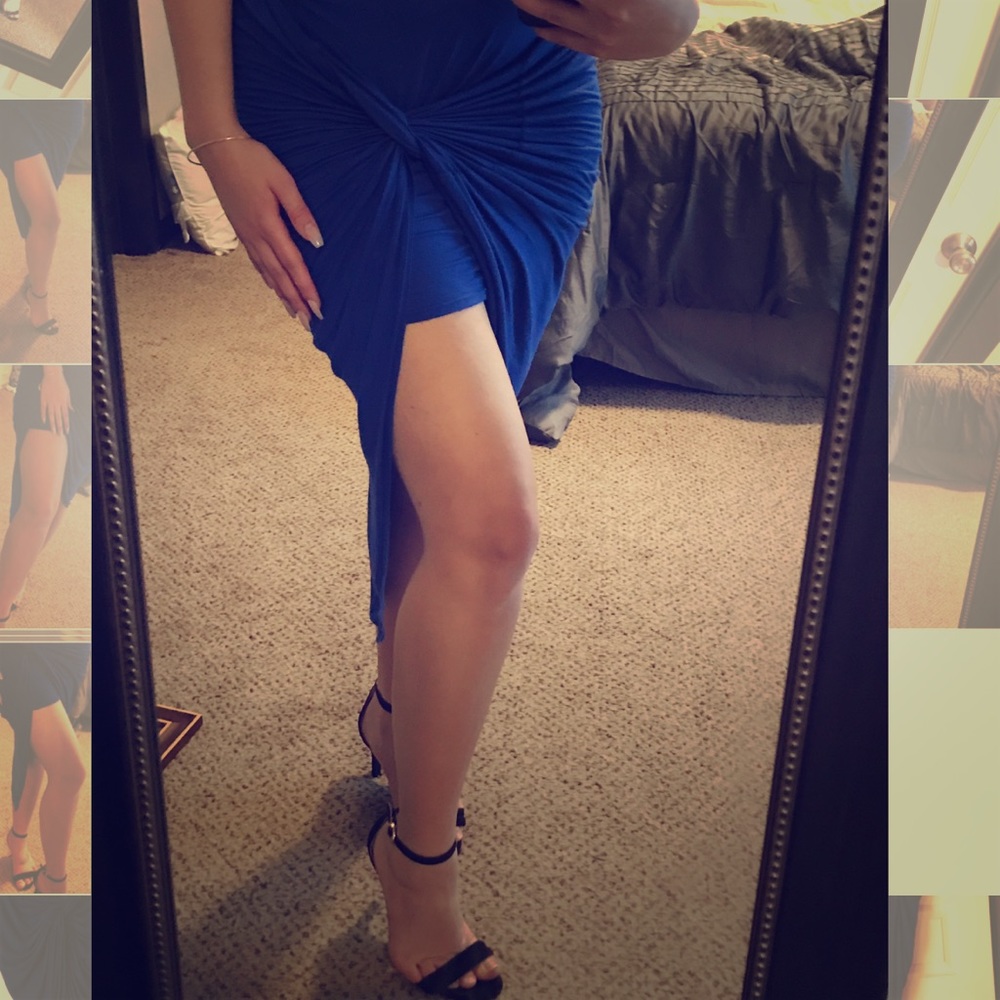 Blue skirt