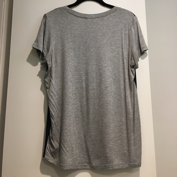 Vegan Leather High Low Top - Picture 2 of 3