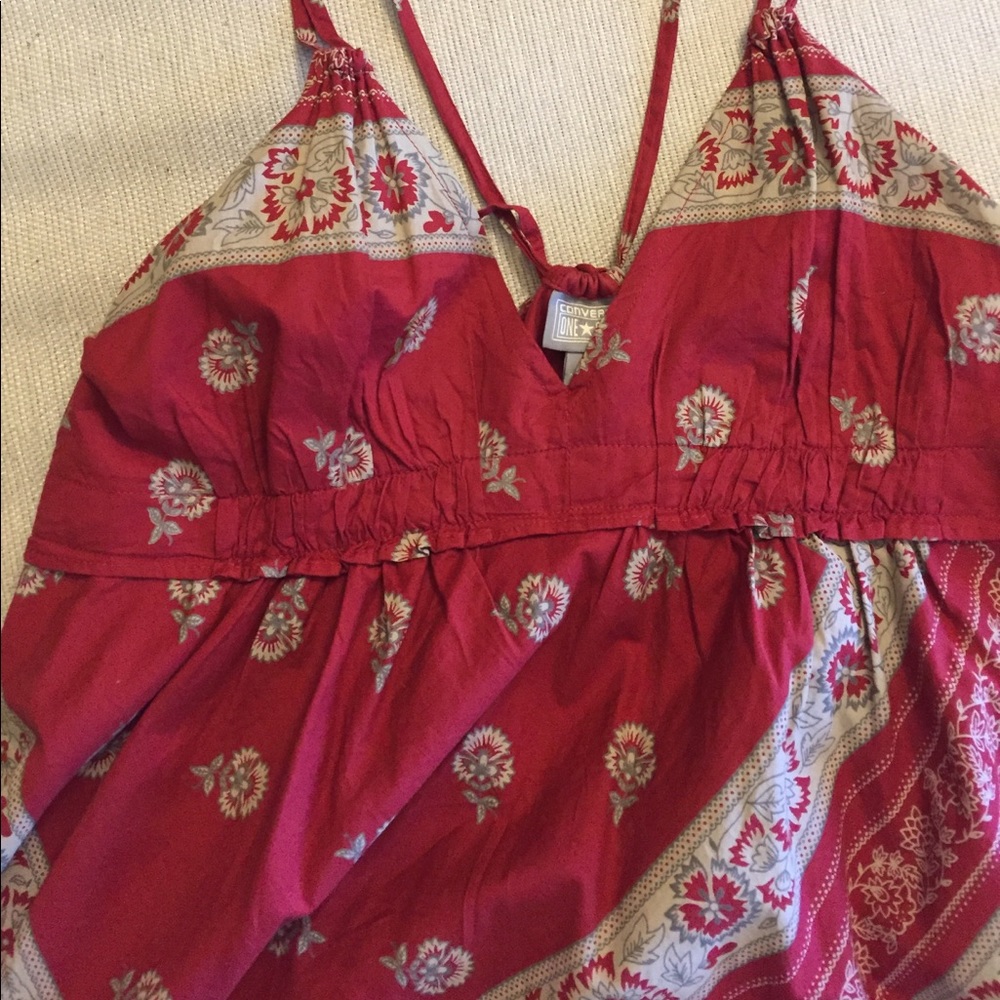 Converse Rust Red Bandana Dress