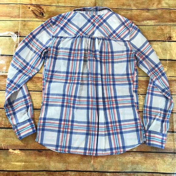 North Face Baylyn Plaid Button Down Shirt Small - Picture 7 of 8