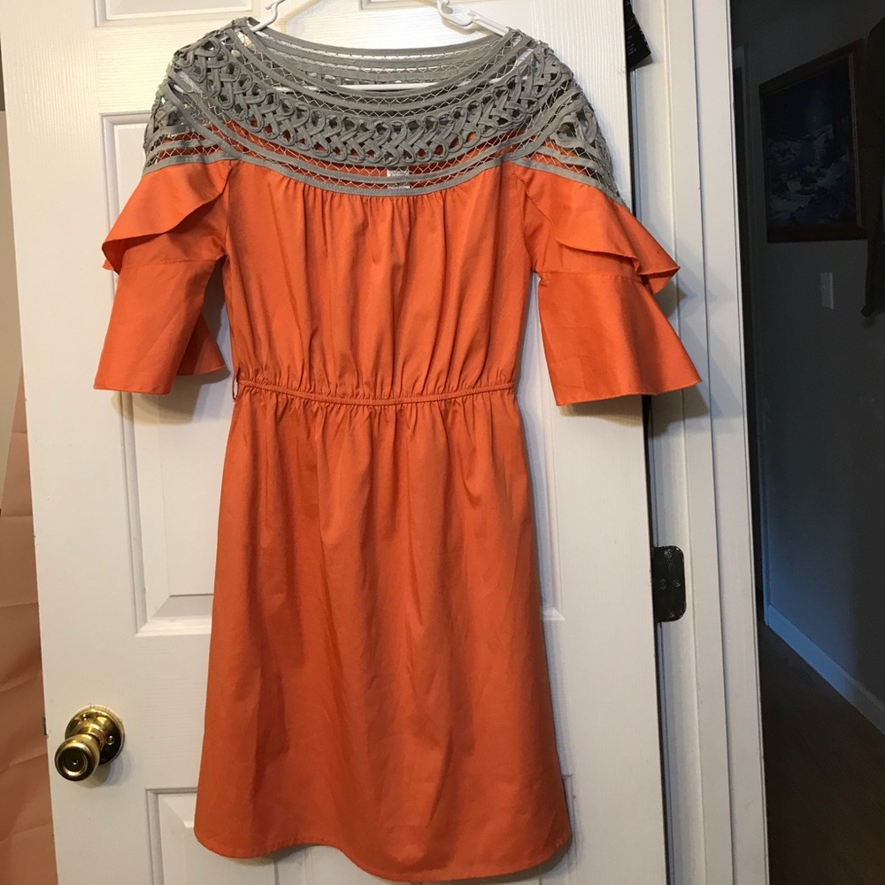 Beautiful orange boutique dress