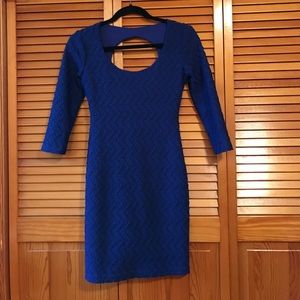 Blue Bodycon Dress
