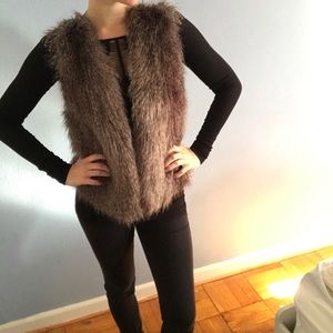Rachel Zoe faux fur vest Rachel Zoe faux fur vest
