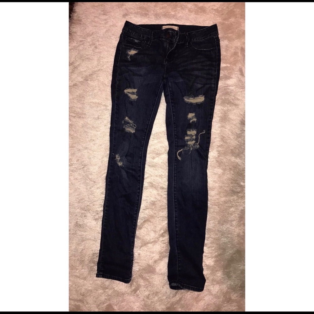 Bull head black skinny jeans!