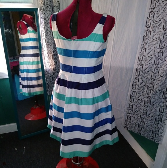 🔵Varied Blue Sailor's Dress ⚓🚢 - Picture 2 of 2