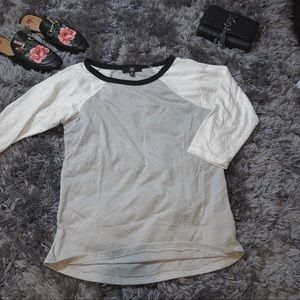 MISSGUIDED baseball basic tee
