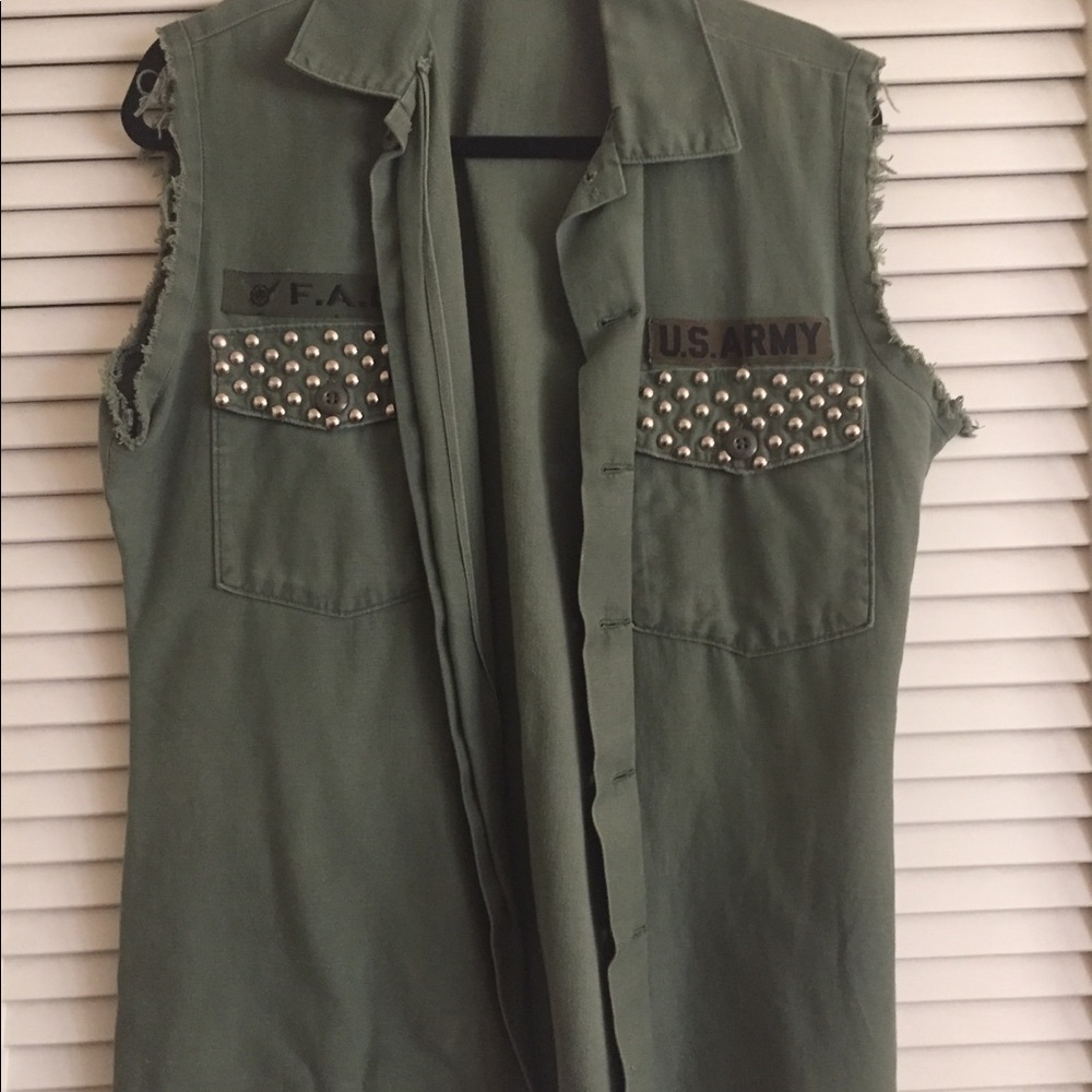 Vintage Army Vest