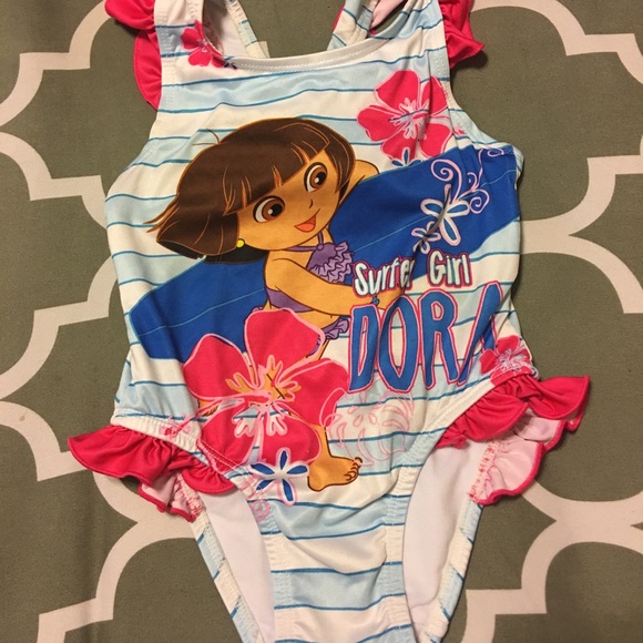 TWO girls 2T bathing suits - Picture 4 of 6