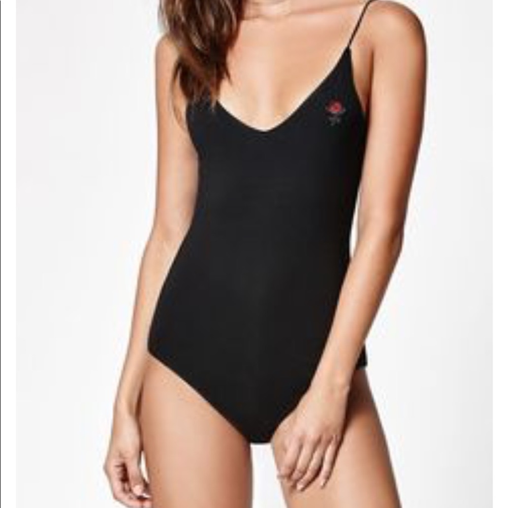 LA Hearts Double V Bodysuit