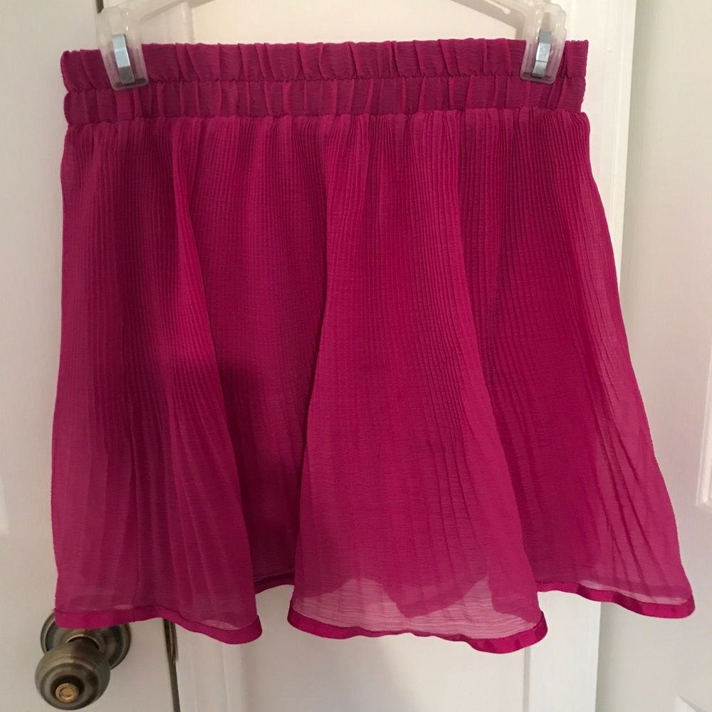 Magenta A-Line Skirt